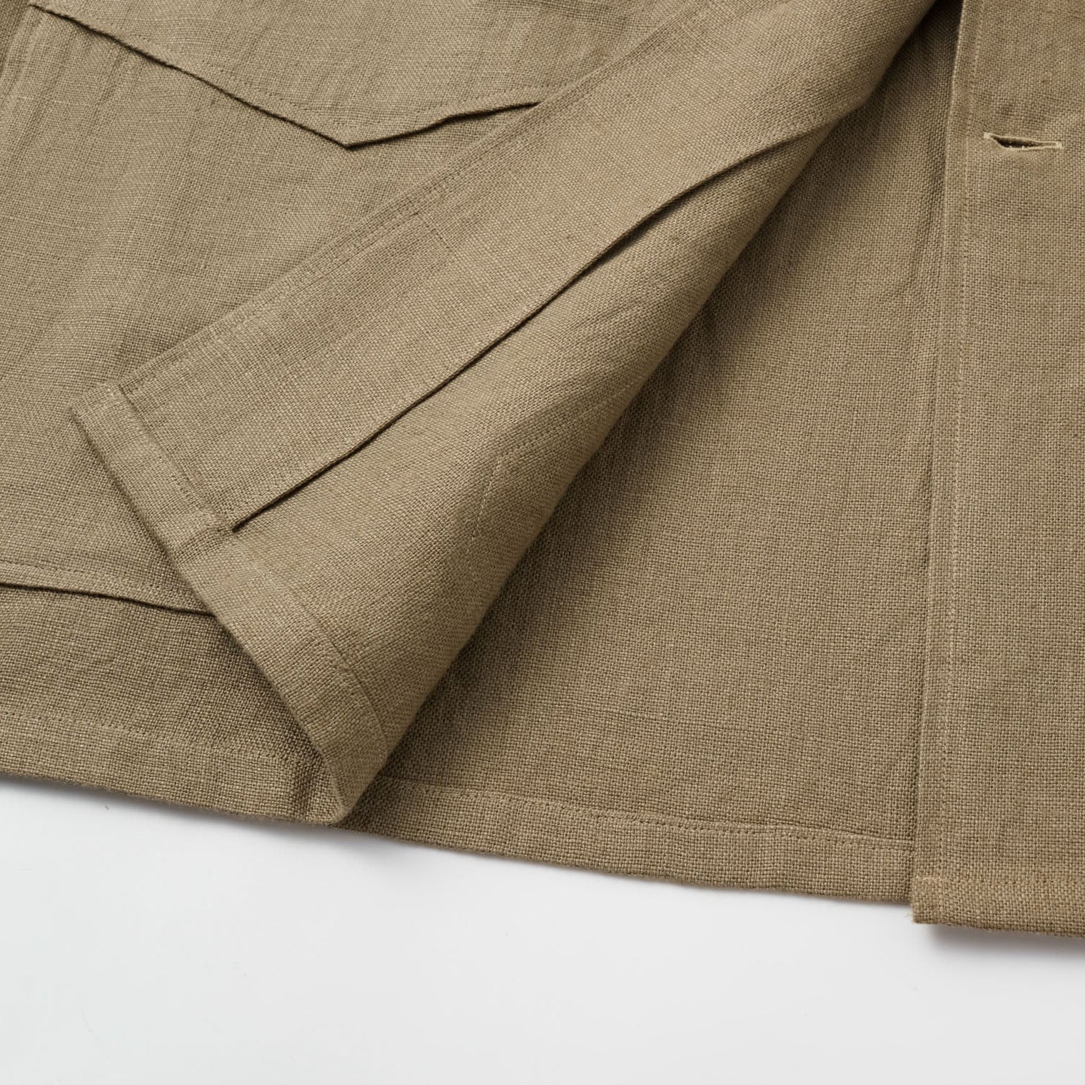 IRISH LINEN WORKER OVERSHIRT by B. McNUTT - Image 9