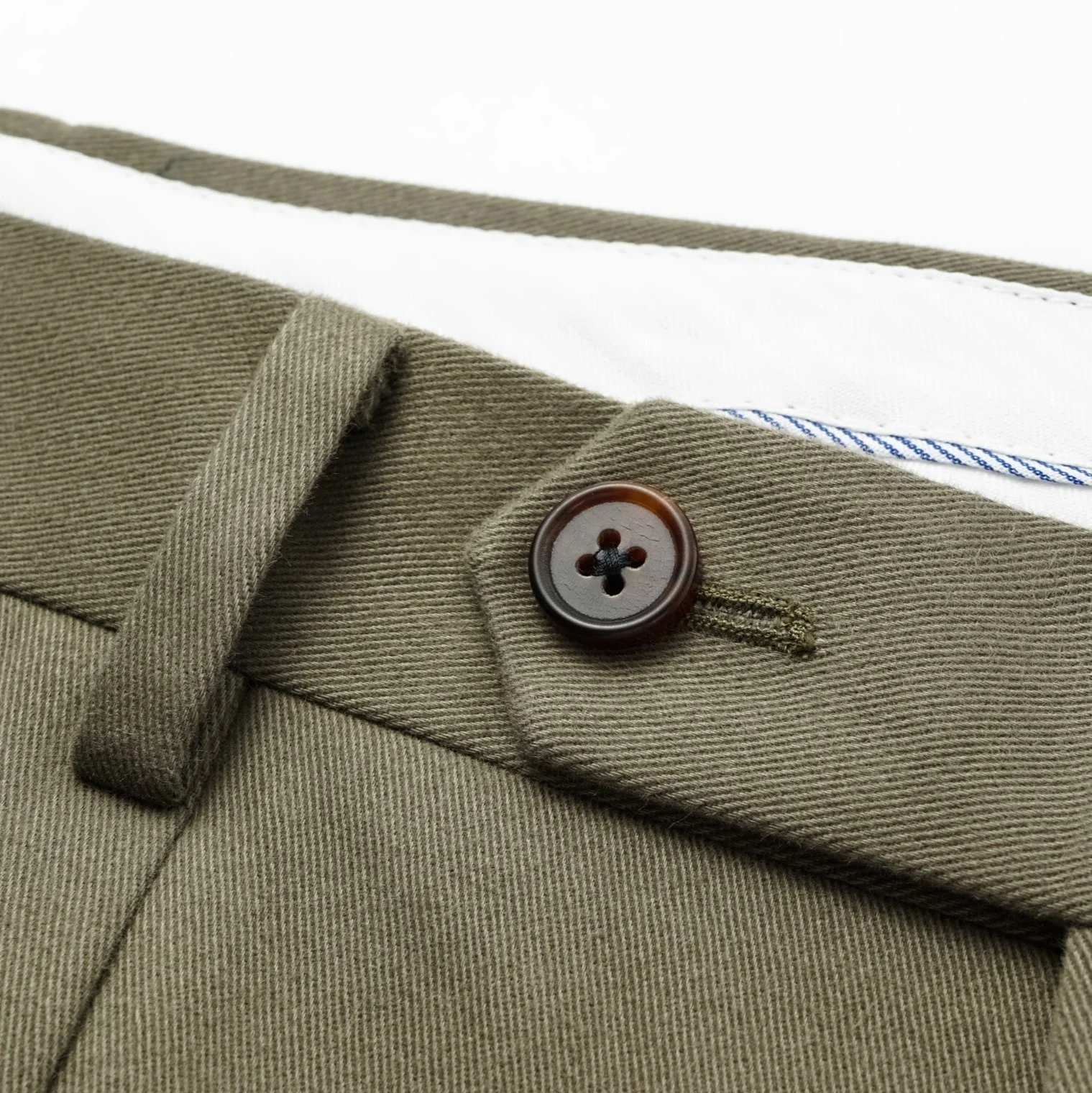 MEDIUMWEIGHT SANDED TWILL COTTON TROUSERS by B. MOSS - Image 6