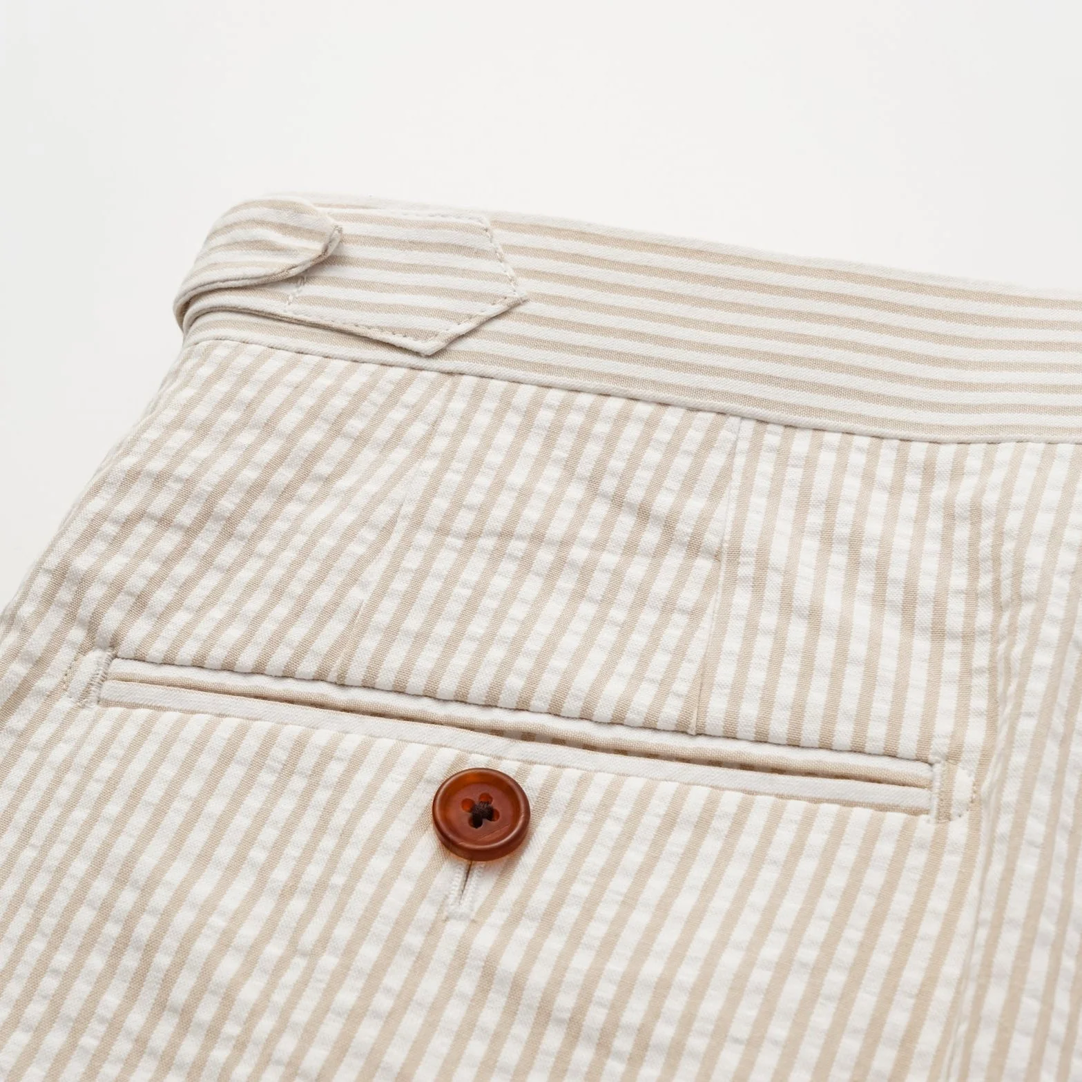 SEERSUCKER COTTON TROUSERS by H.F.W. - Image 6