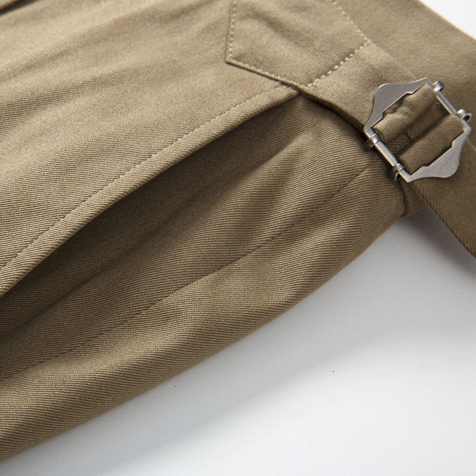 LIGHT STRETCH CHINO TROUSERS by B. MOSS - Image 5
