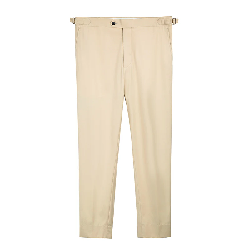 LIGHT STRETCH CHINO TROUSERS by B. MOSS - Image 8