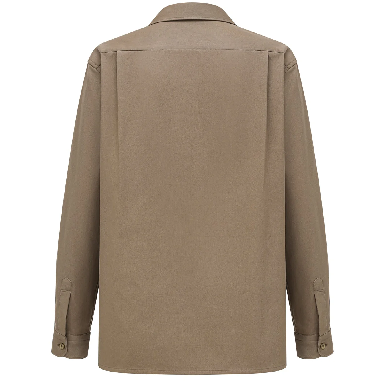 TWILL COTTON WORKER OVERSHIRT by B. MOSS - Image 3