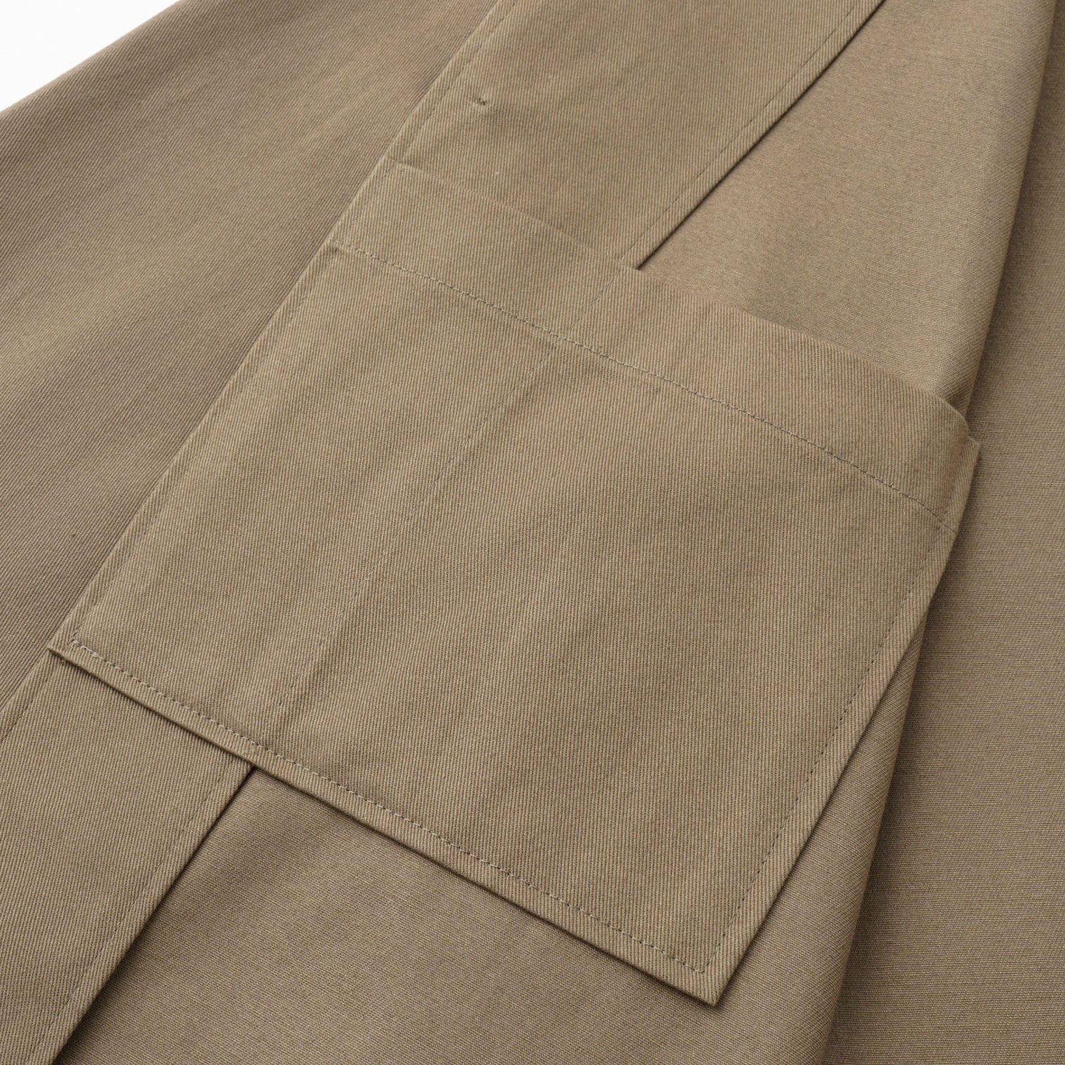 TWILL COTTON WORKER OVERSHIRT by B. MOSS - Image 5