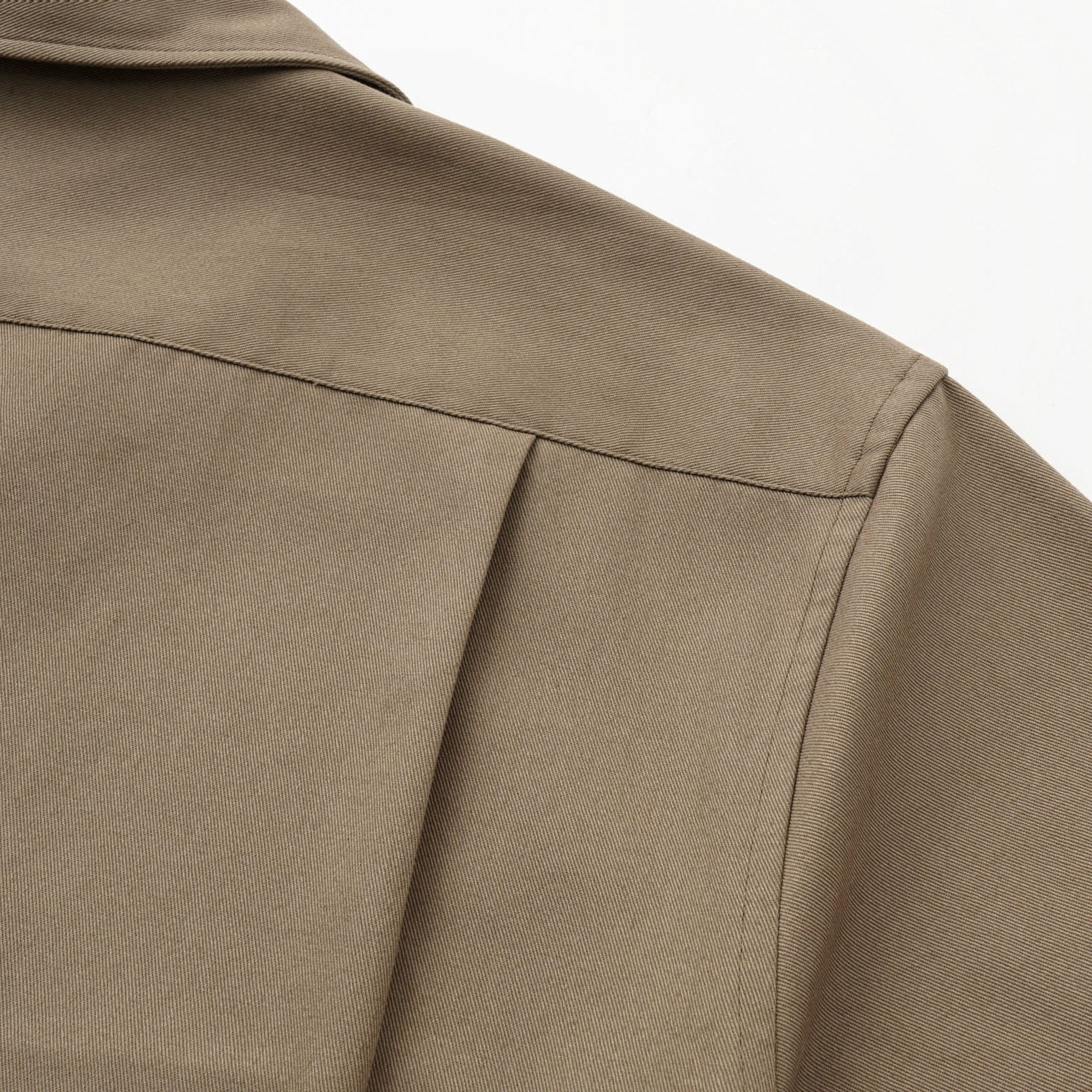 TWILL COTTON WORKER OVERSHIRT by B. MOSS - Image 6