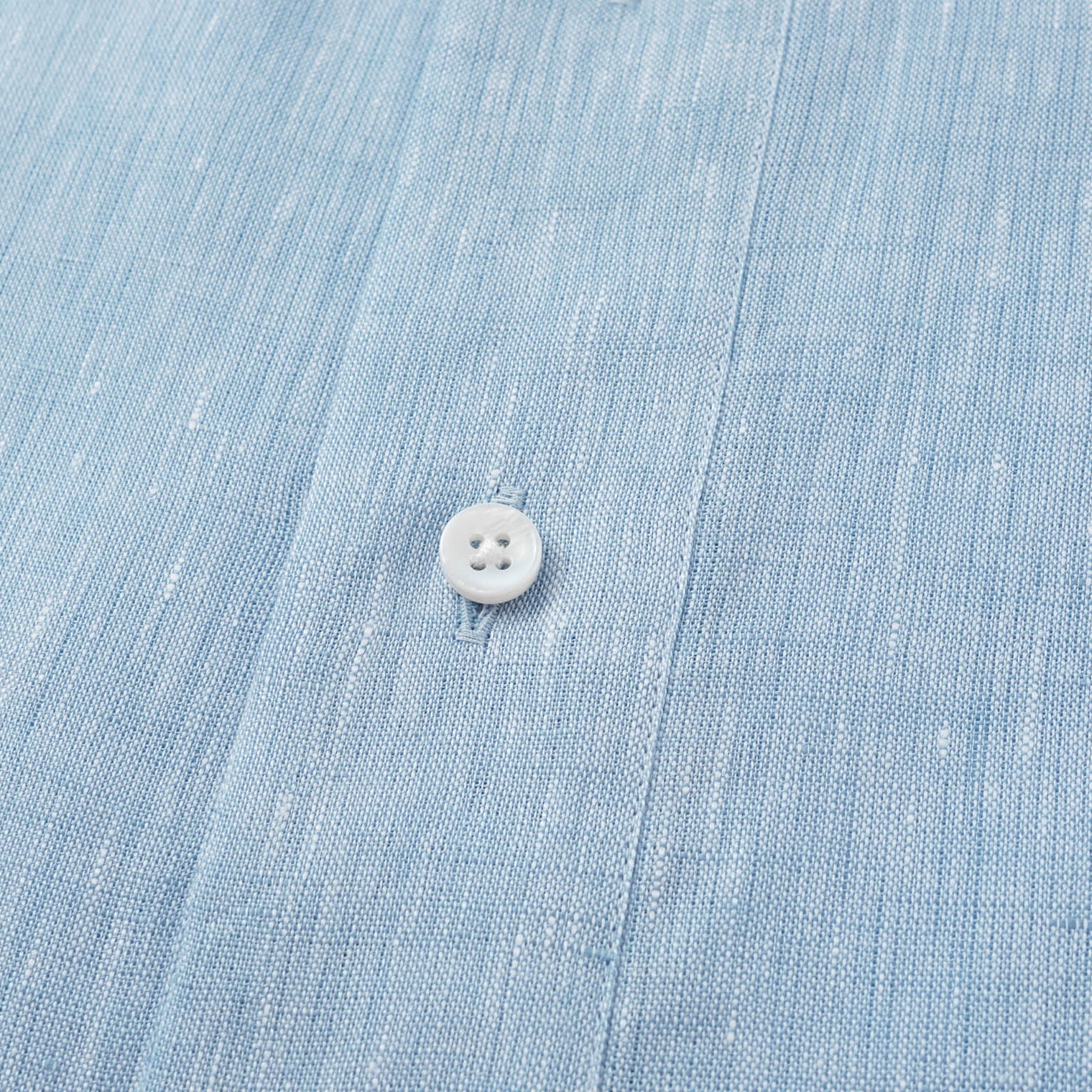 YARN DYED LINEN POPOVER SHIRT by B. McNUTT - Image 4