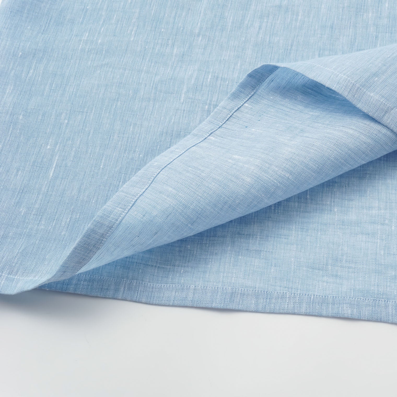 YARN DYED LINEN POPOVER SHIRT by B. McNUTT - Image 5
