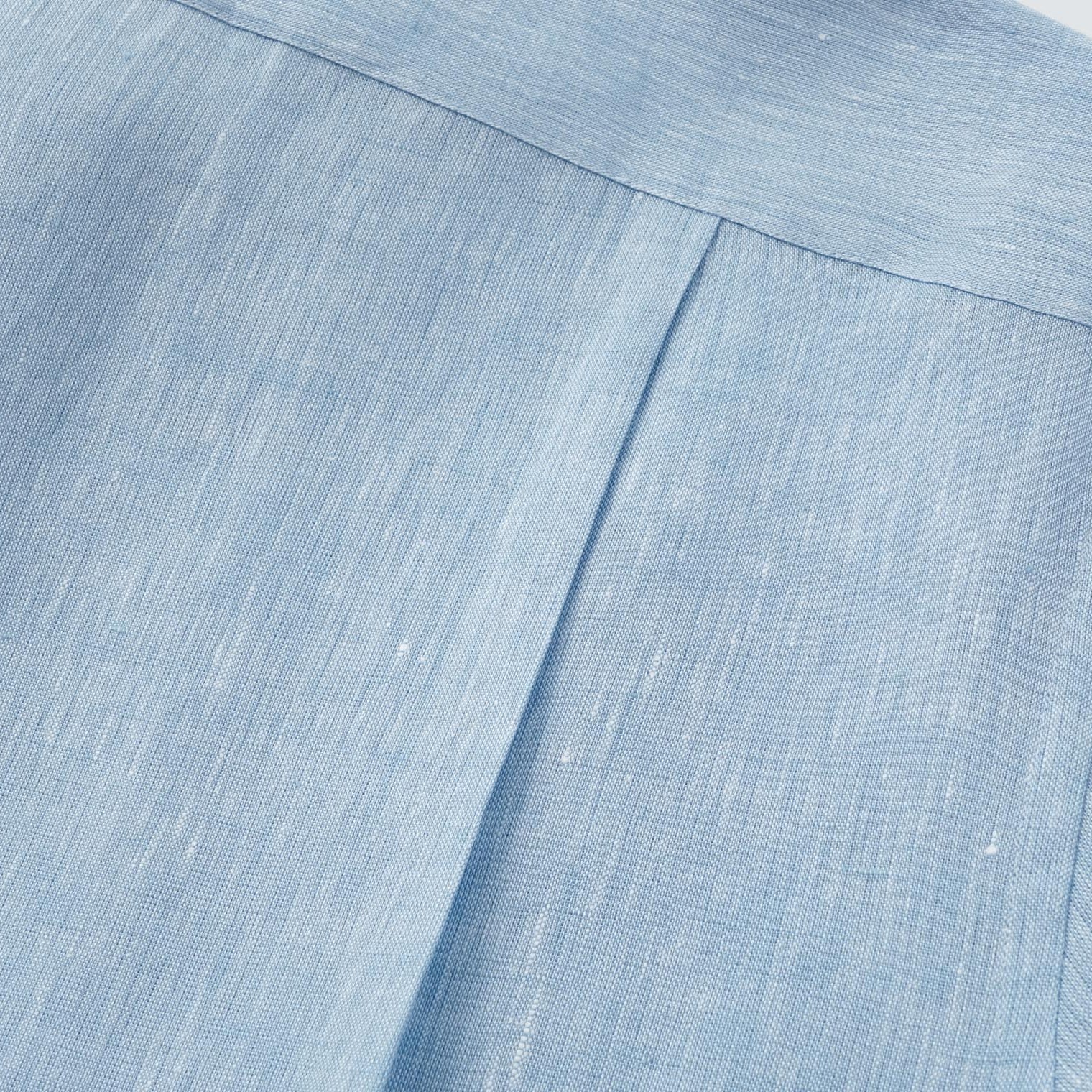 YARN DYED LINEN POPOVER SHIRT by B. McNUTT - Image 6