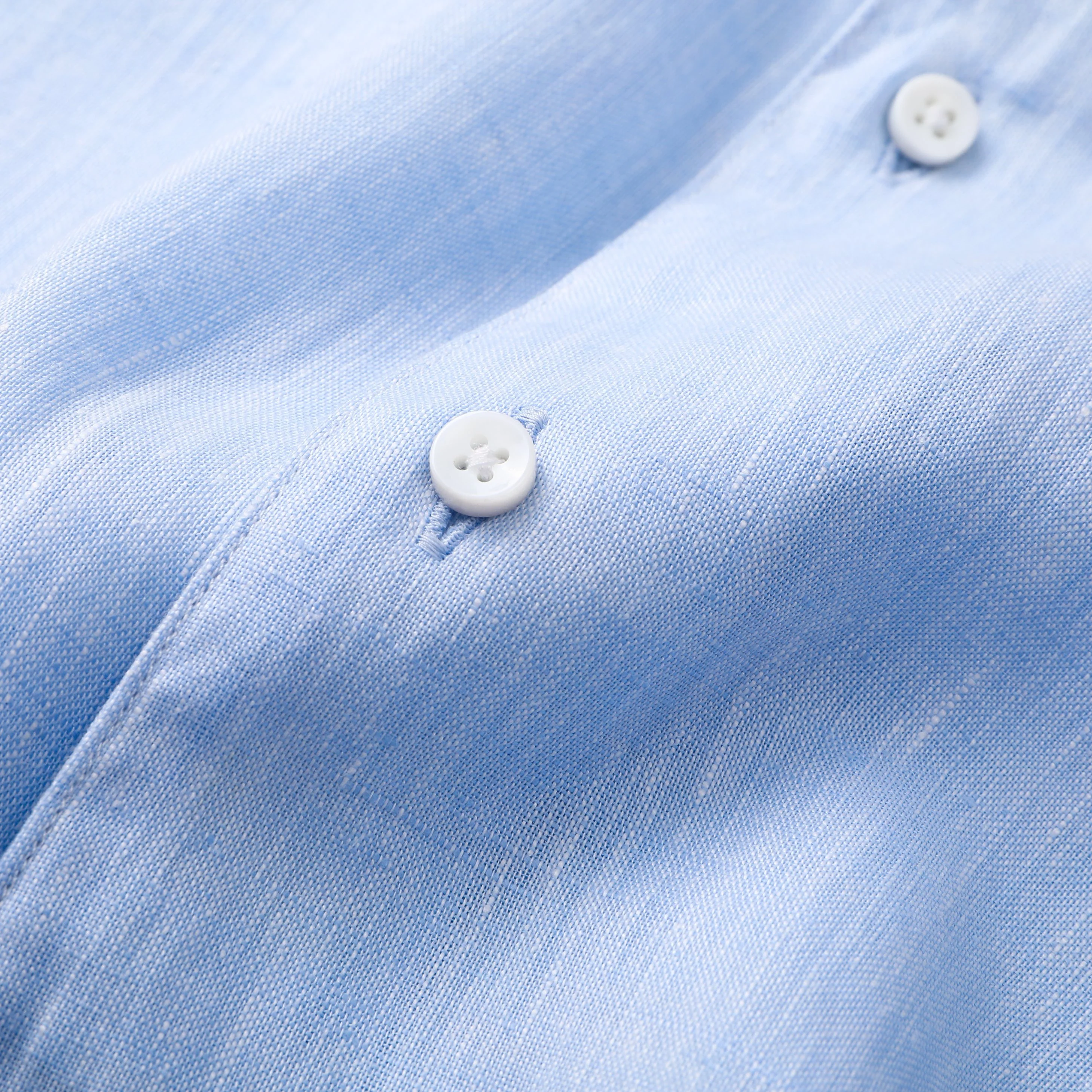 YARN DYED LINEN SHIRT by B. McNUTT - Image 3
