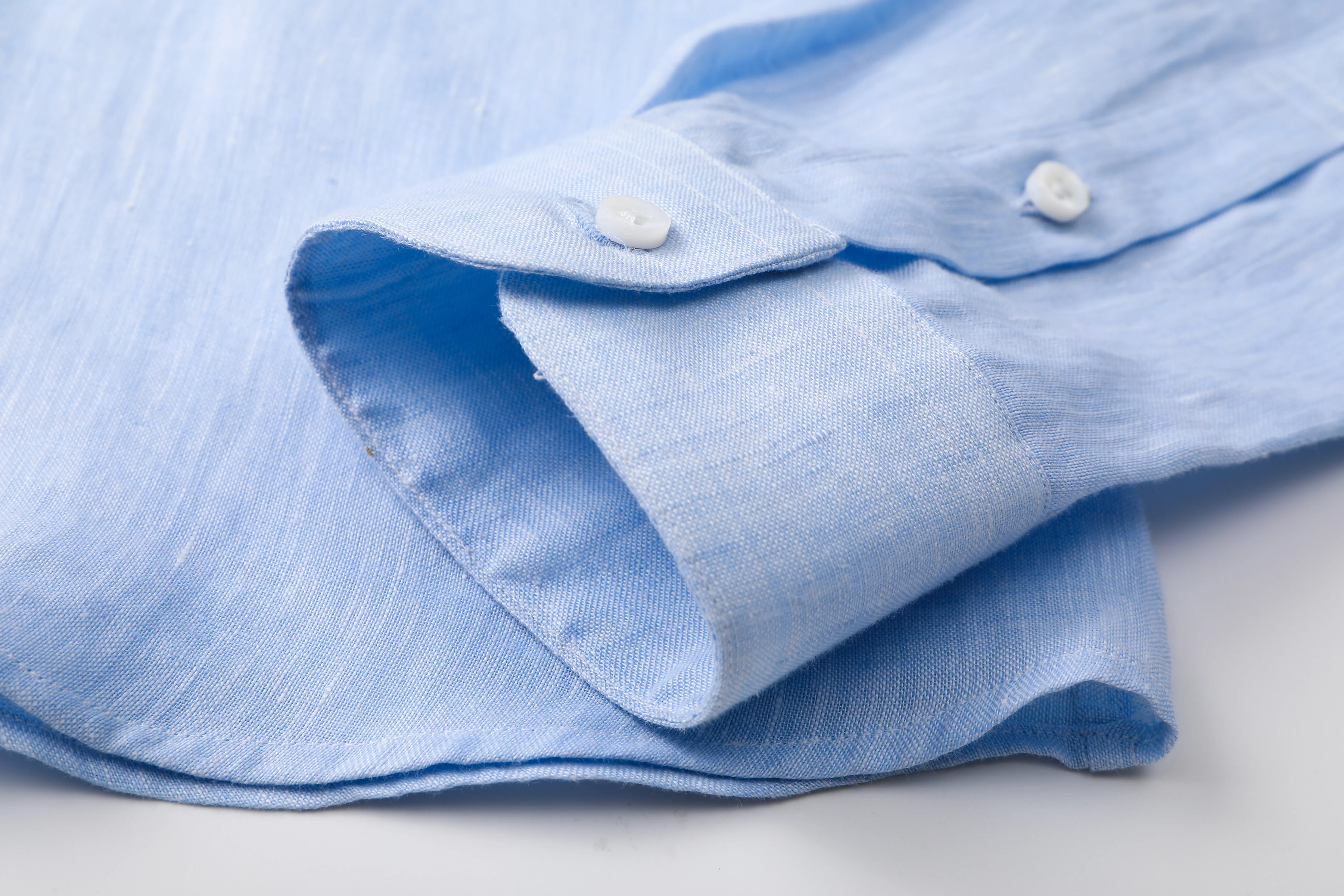 YARN DYED LINEN SHIRT by B. McNUTT - Image 5